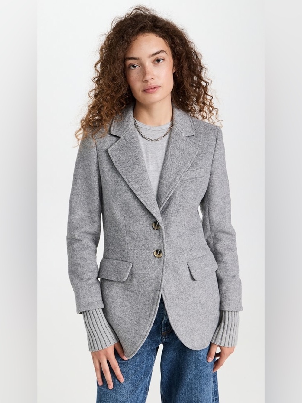 Favorite Daughter The City Blazer in Grey Size S
